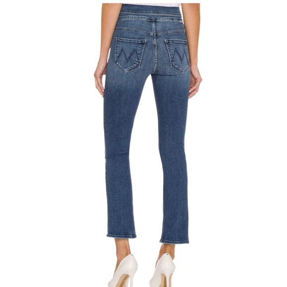 Mother The Triple Stack Insider Ankle in Chick Flick Wash Jeans Belted Size 26 - Picture 2 of 15
